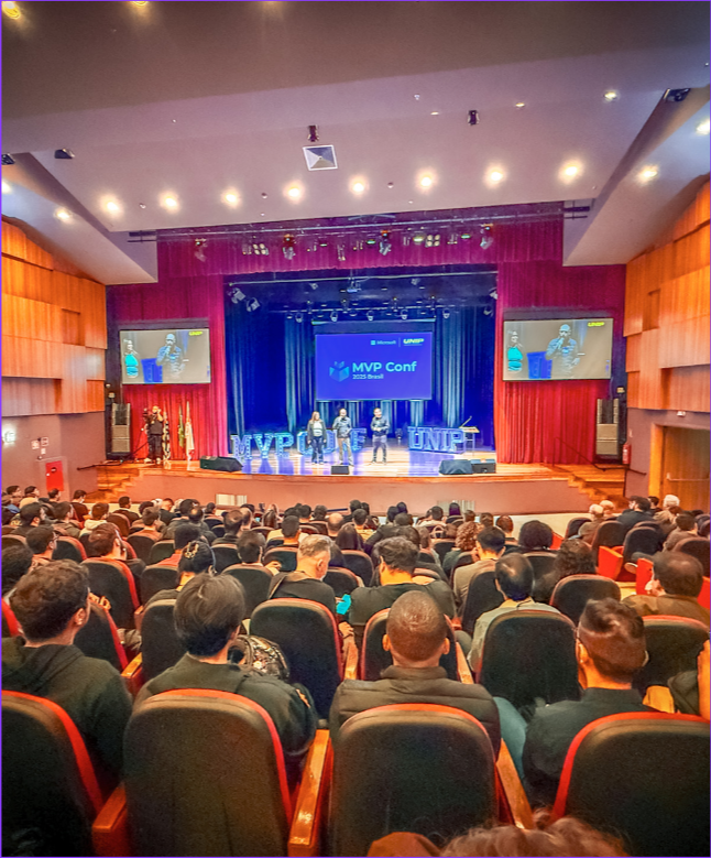 Apresentação no evento